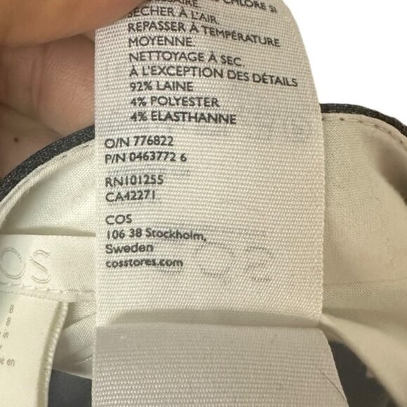 COS Gray Women's Trousers - Picture 10 of 10